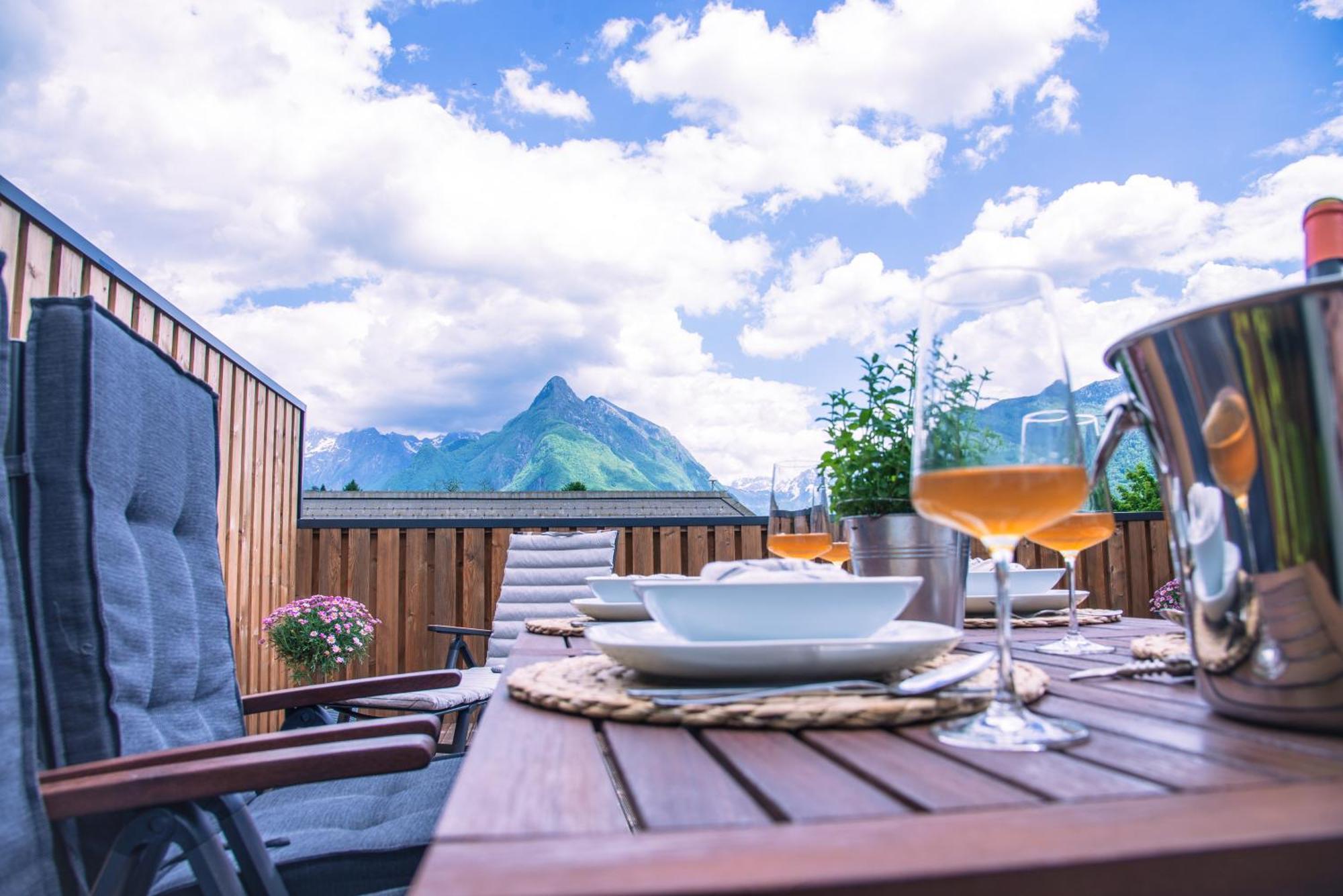 Apartma Zeleni Biser Bovec Esterno foto