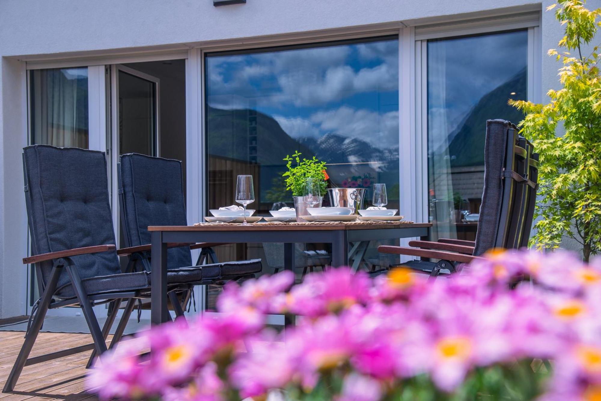 Apartma Zeleni Biser Bovec Esterno foto
