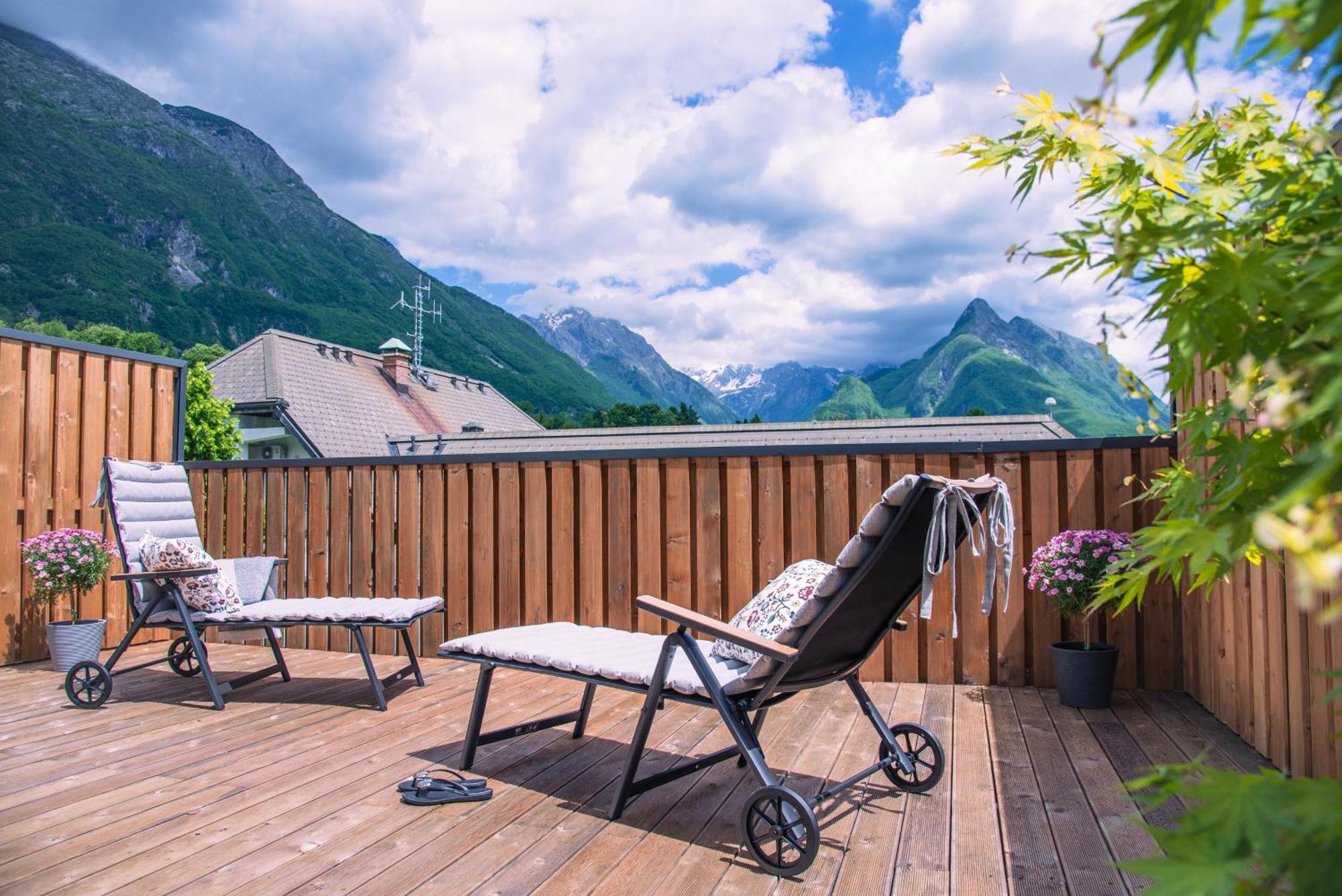Apartma Zeleni Biser Bovec Esterno foto