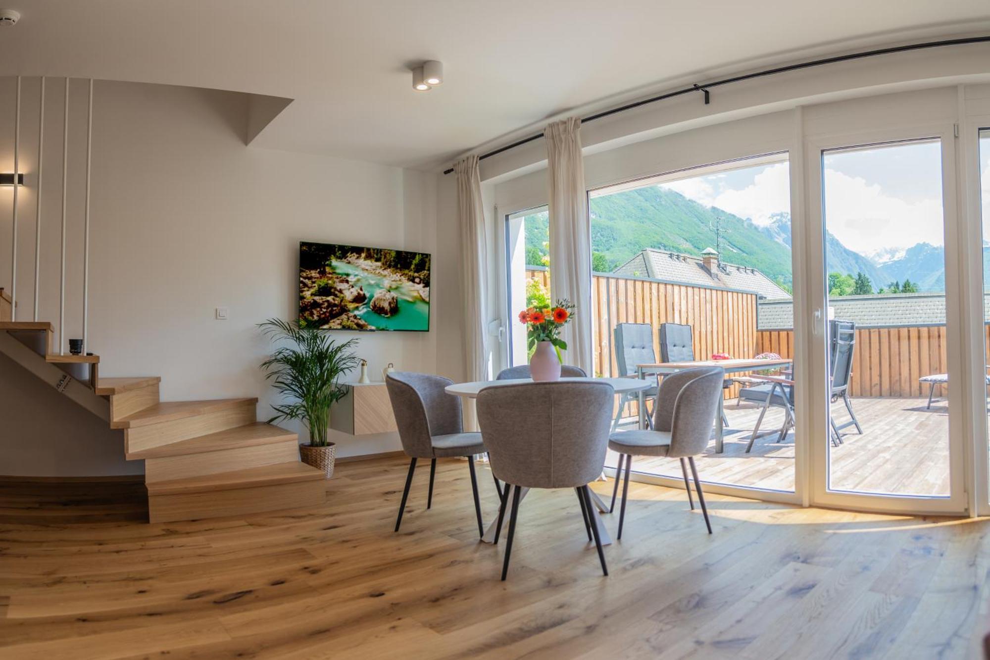 Apartma Zeleni Biser Bovec Esterno foto